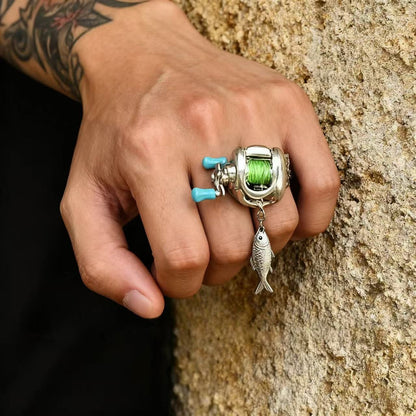 🎣 Mini Fishing Reel Necklace