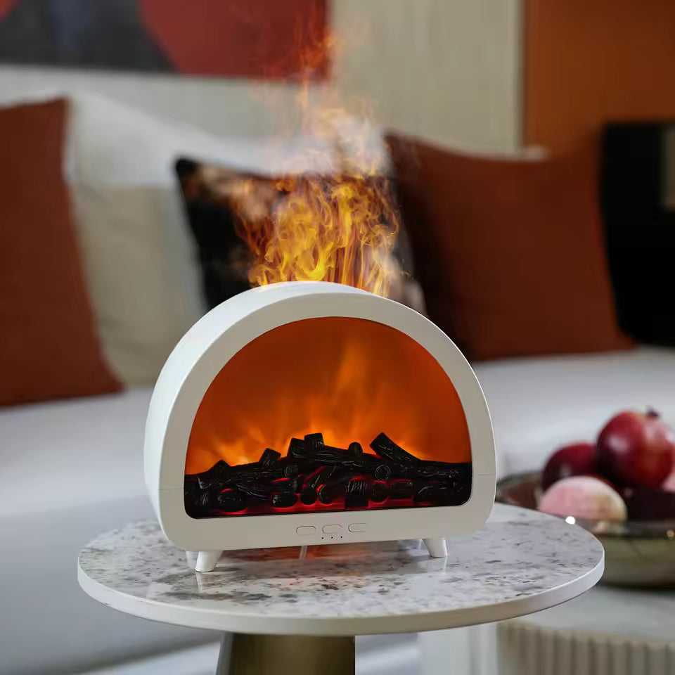 🎄🔥 200ML Christmas Fireplace Diffuser – Warm Holiday Ambiance
