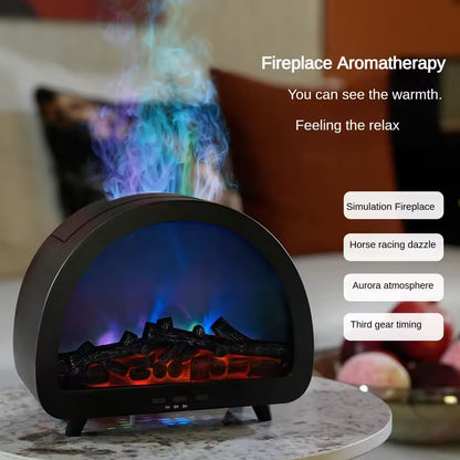 🎄🔥 200ML Christmas Fireplace Diffuser – Warm Holiday Ambiance