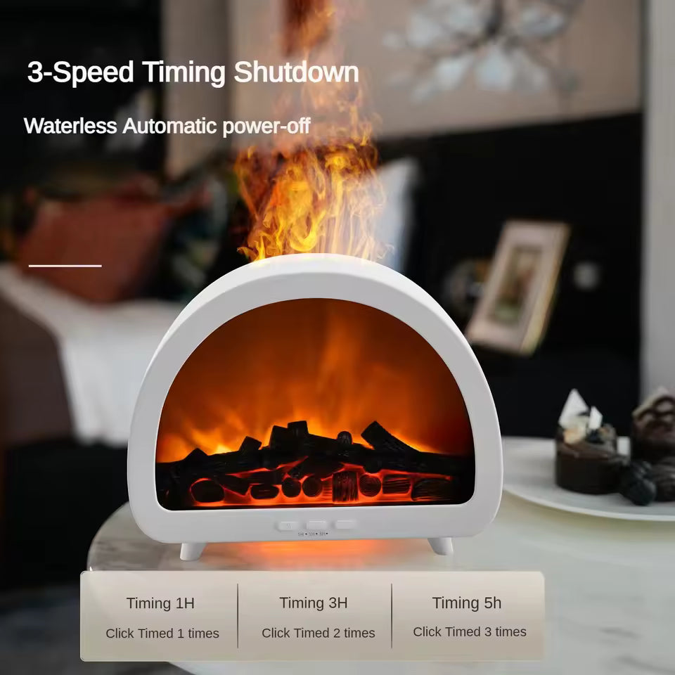 🎄🔥 200ML Christmas Fireplace Diffuser – Warm Holiday Ambiance