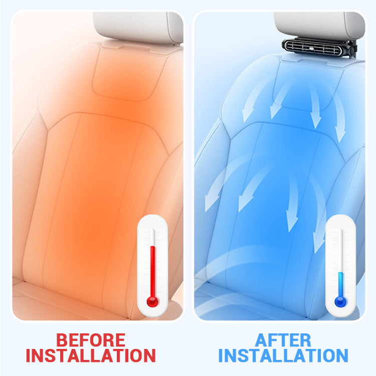 ☀️SUMMER SALE 48% OFF❄️💨 Powerful Airflow Car Seat Fan