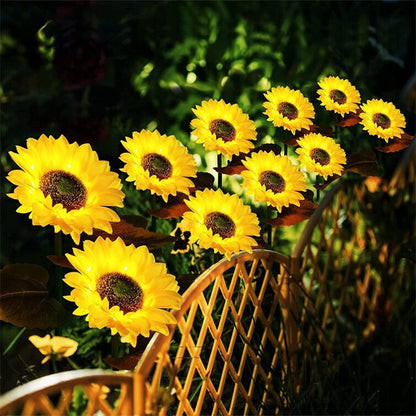 🌻 Sunflower Solar Lights – Auto On/Off, 14H Glow, IP65 Waterproof ☀️