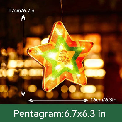🎅Early Christmas Sale🎄Christmas Window Hanging Lights