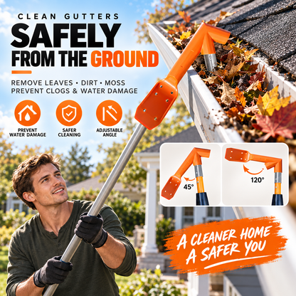 No-Climb Gutter Cleaning Tool image 3