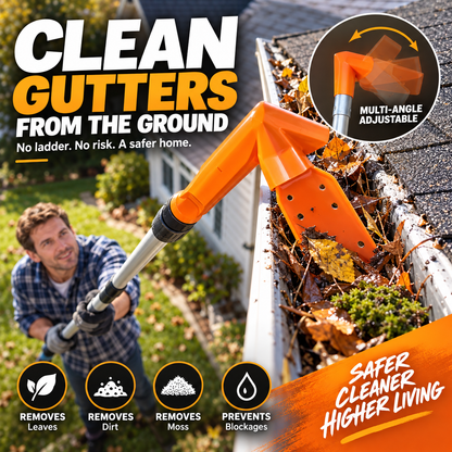 No-Climb Gutter Cleaning Tool image 4