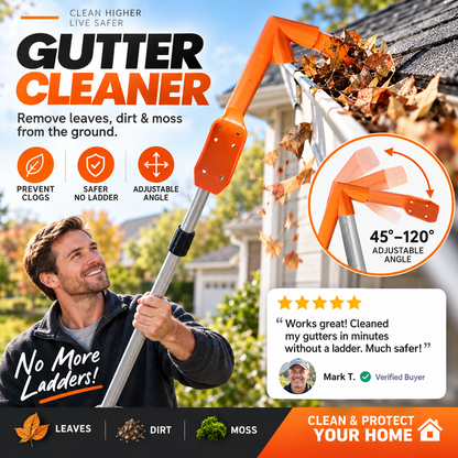 No-Climb Gutter Cleaning Tool image 5
