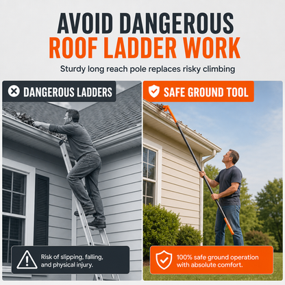 No-Climb Gutter Cleaning Tool image 9