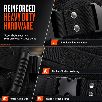 🏍️ Adjustable Passenger Grip Belt – ✋Motorcycle Passenger Waist-strap Safety Handle
